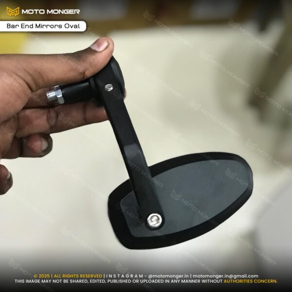 Bar End Mirrors Oval - Image 2