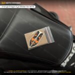 Orange Dragon Eye Sticker for MT15