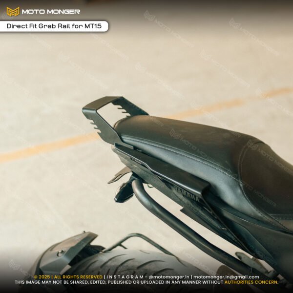 Direct Fit Grab Rail for Yamaha MT15 - Image 2