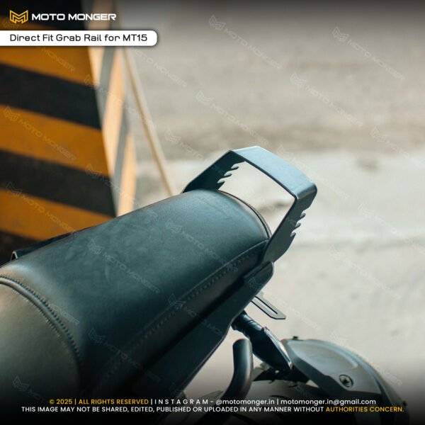 Direct Fit Grab Rail for Yamaha MT15 - Image 3