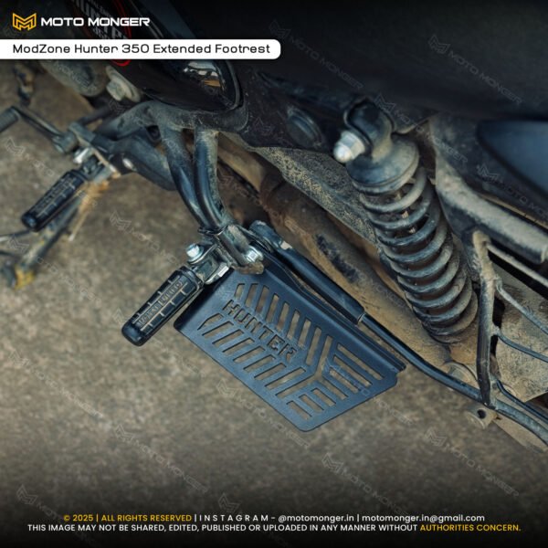 Extended Pillion Footrest for RE Hunter 350 - Image 2