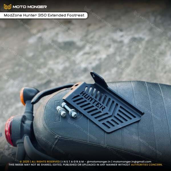 Extended Pillion Footrest for RE Hunter 350 - Image 4