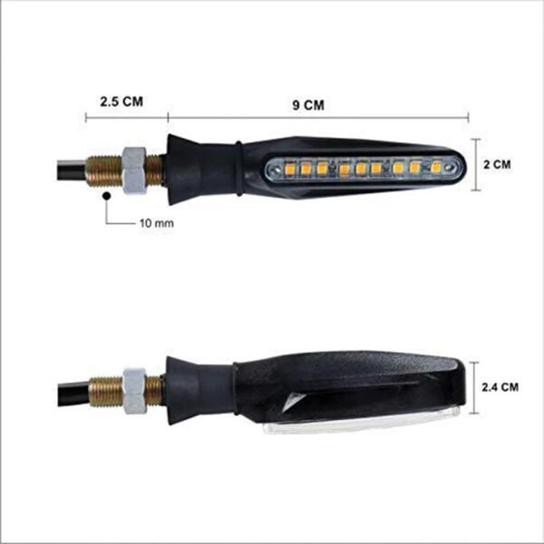 Universal Tail Tidy + LED Indicators (4 Pieces) Combo - Image 2