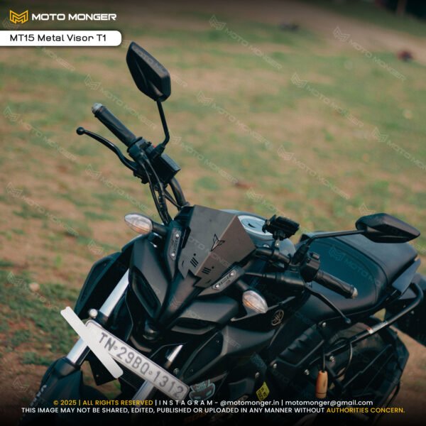 Metal Visor M01 for Yamaha MT15 - Image 2