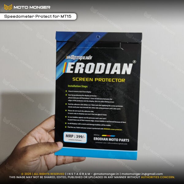Erodian Speedometer protect for Yamaha MT15 - Image 2