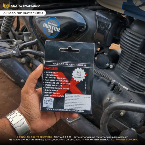 XFlash Hazard Flasher for Hunter 350 - Image 2