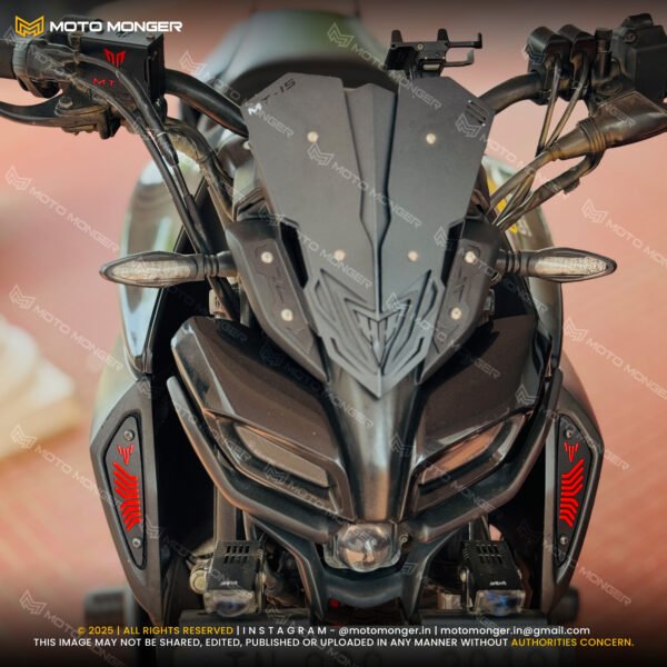 Reflective Air Duct Grill for Yamaha MT15 - Image 2