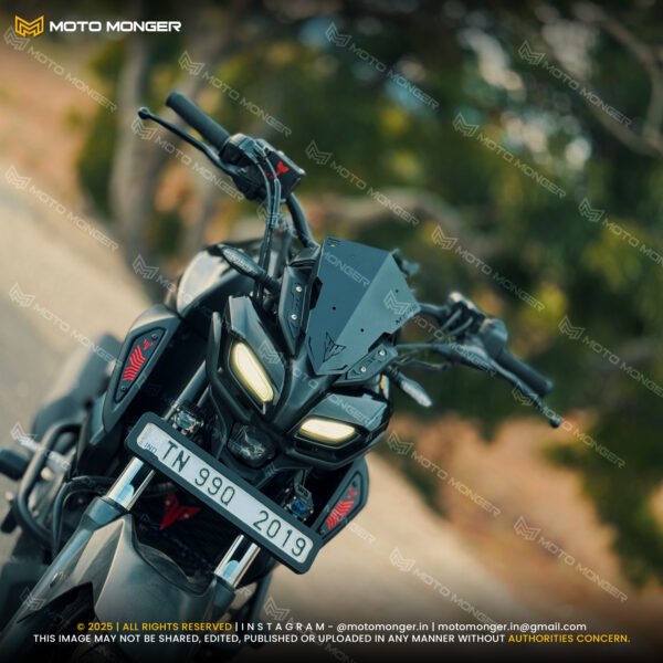Metal Visor T01 for Yamaha MT15 - Image 3