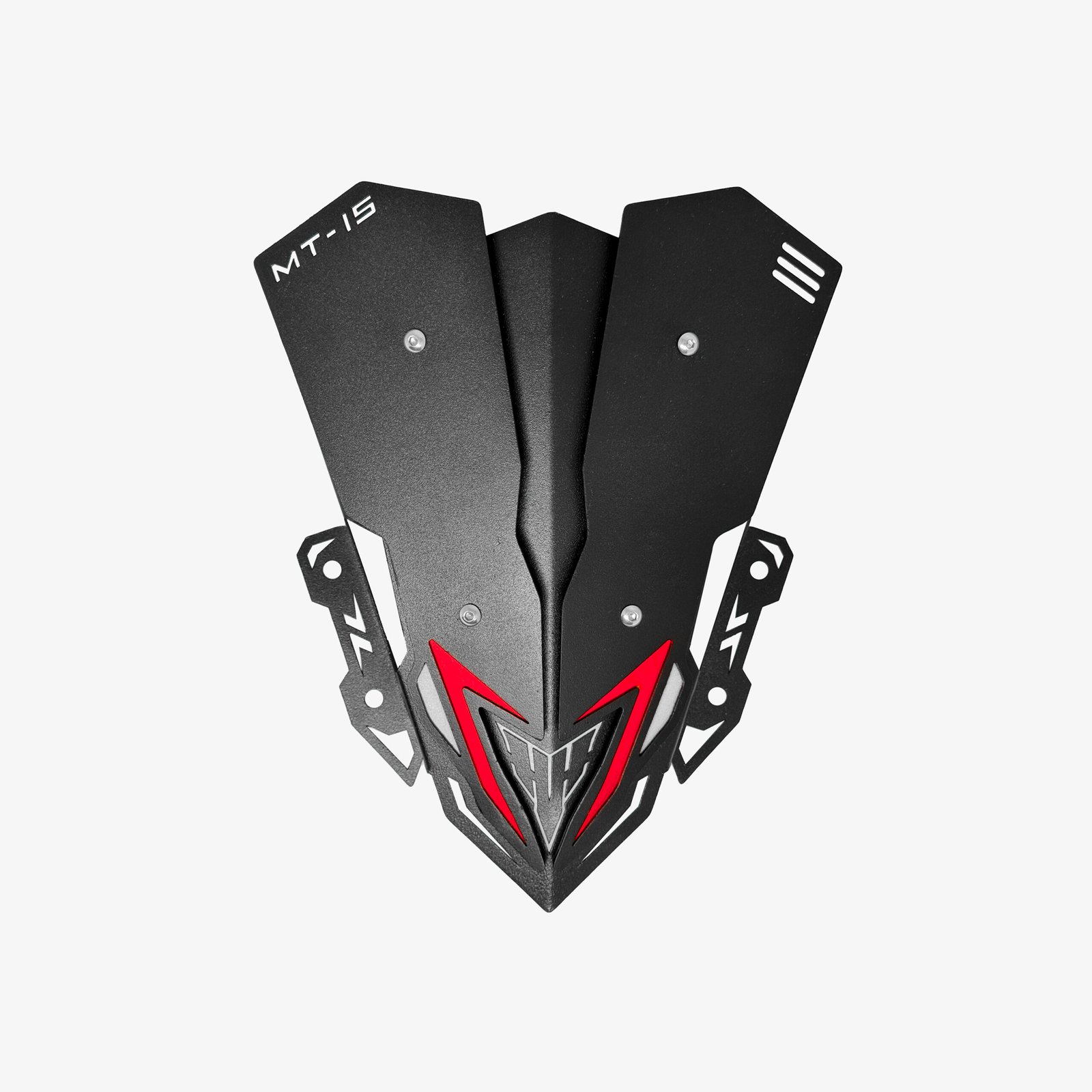 Reflective Metal Visor Extended T03 for Yamaha MT15