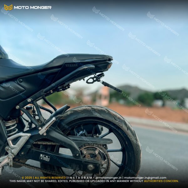 Direct Fit Tail Tidy with Seat Keyhole Protector for Yamaha MT15 - Image 8