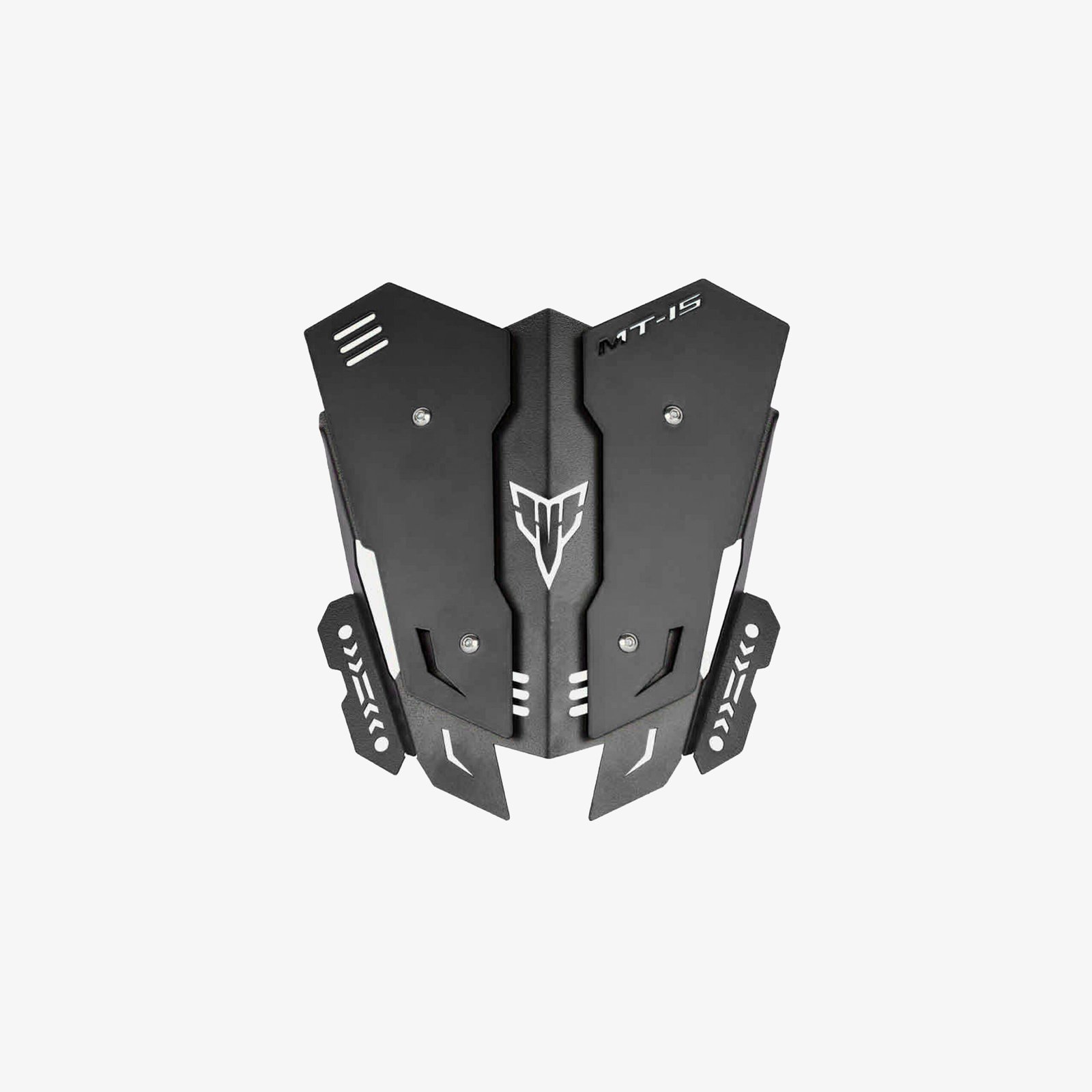 Metal Visor M02 for Yamaha MT15 (full black)
