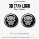 MT15/ R15 Tank Logo - Black Panther