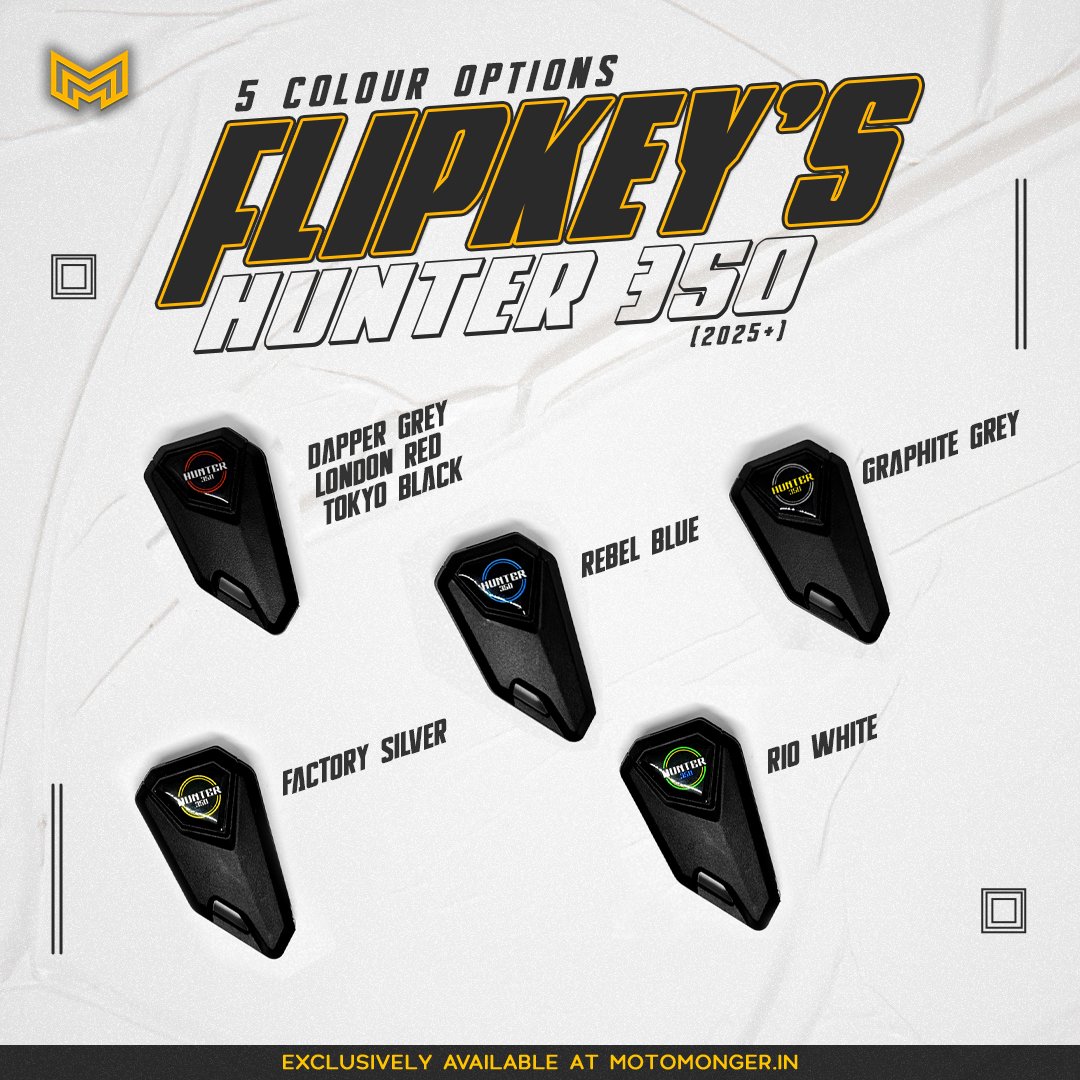 Flipkey for Royal Enfield Hunter 350 (2025)