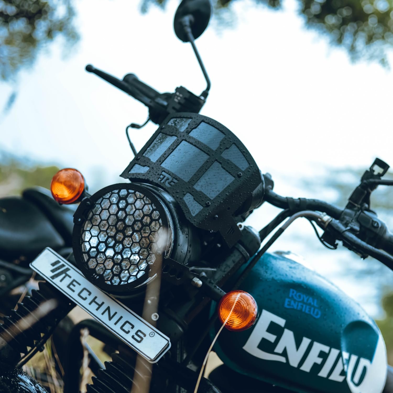 Headlight Grill for RE Hunter 350 - Image 2