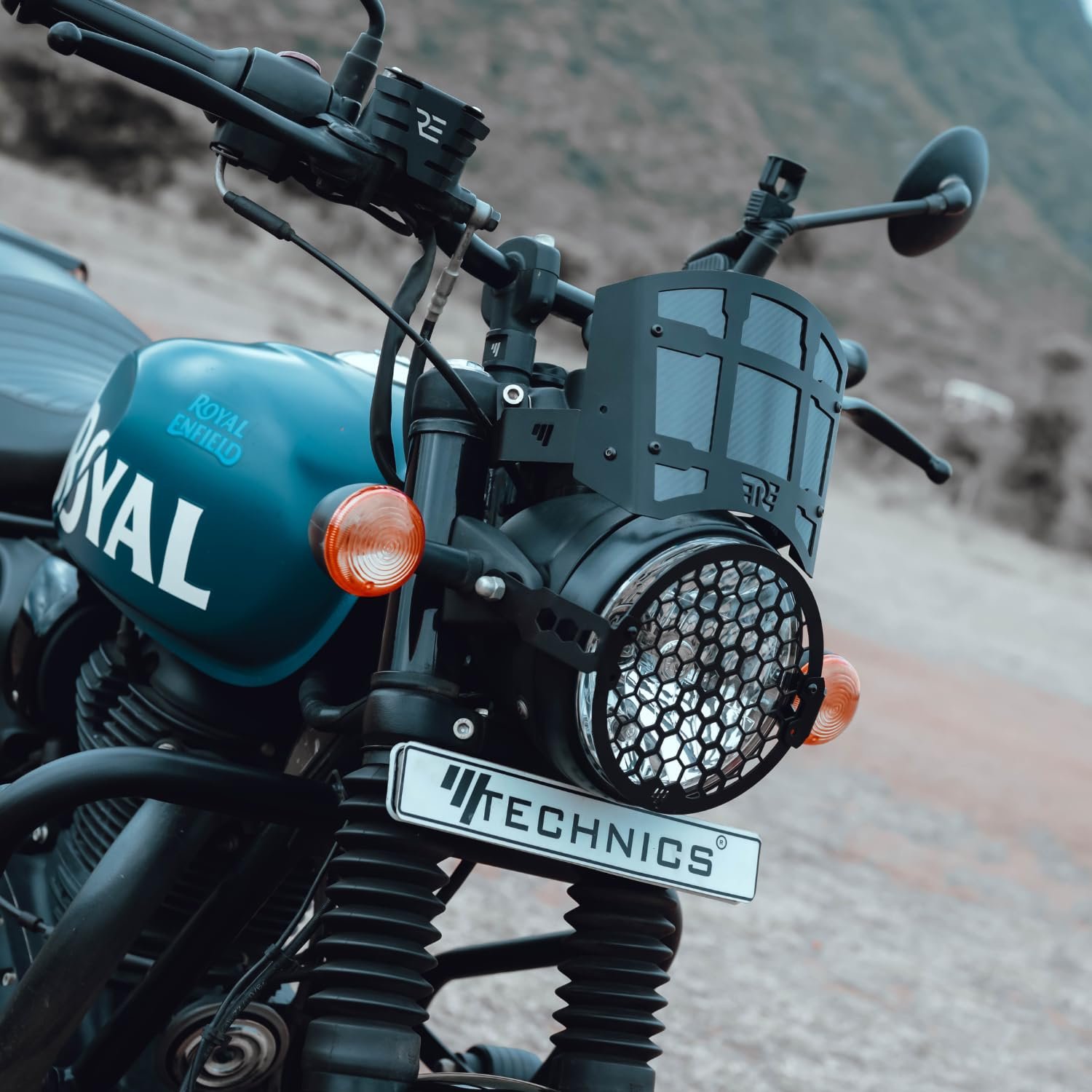 Headlight Grill for RE Hunter 350 - Image 3